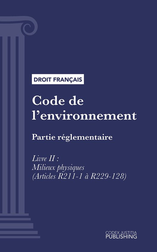 Code de l'environnement - cover