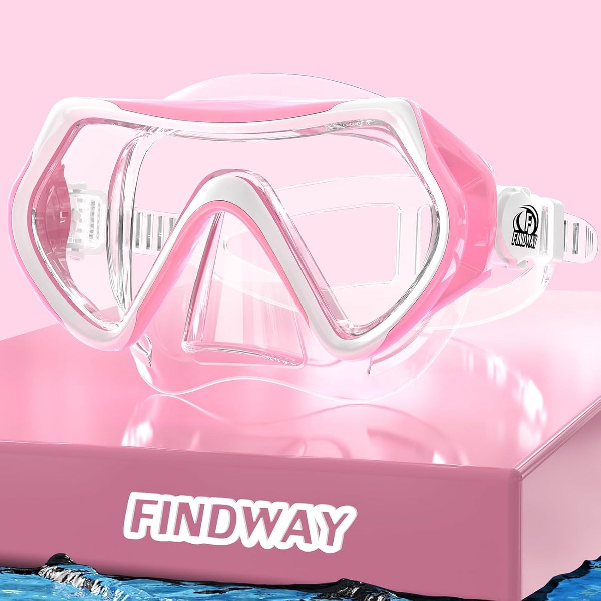 Uniseks duikmasker voor volwassenen - Lekvrij snorkelmasker met 180° zicht en gehard glas