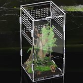 Habistat Glazen Terrarium - Terraria - 20x20x30 cm - Terrarium - Pets Place
