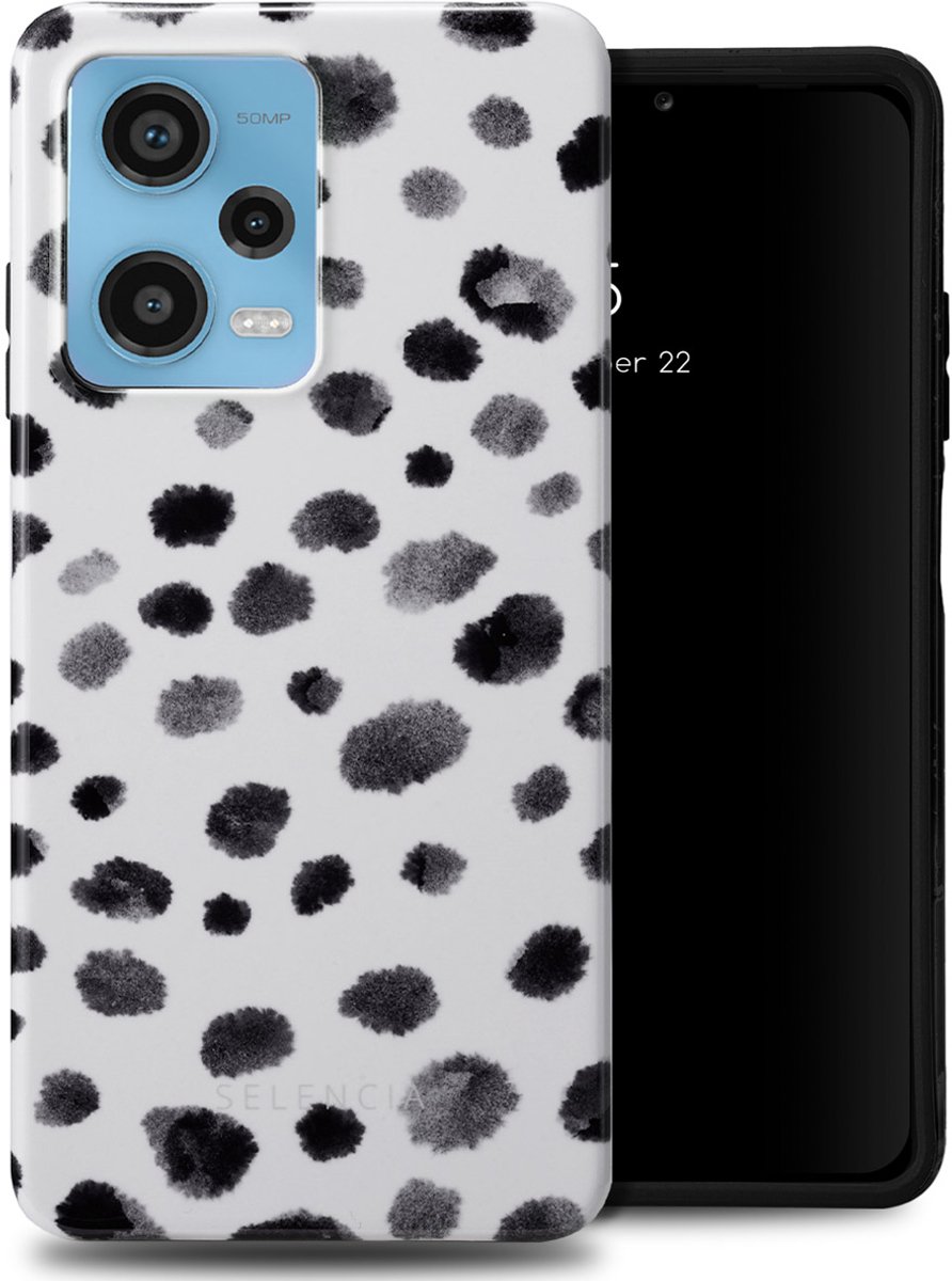 Selencia Hoesje - Geschikt voor Xiaomi Redmi Note 12 Pro - Backcover - Trendy Leopard