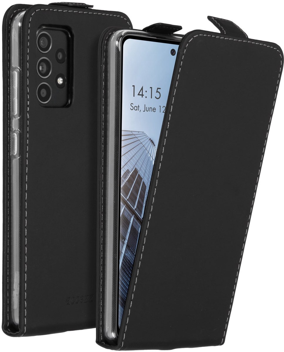 Accezz Hoesje - Geschikt voor Samsung Galaxy A52 (4G) / A52s / A52 (5G) - Flipcase - Zwart