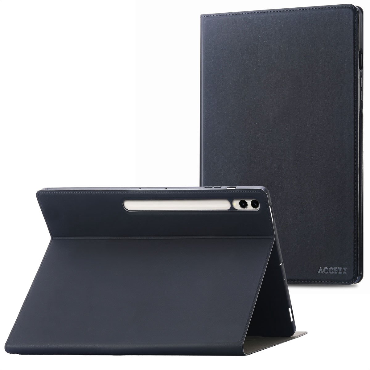 Accezz Tablet Hoes - Geschikt voor Samsung Galaxy Tab S10 Plus / Galaxy Tab S9 11.0 inch FE Plus / Galaxy Tab S9 11.0 inch Plus - Classic Tablet Case - Zwart