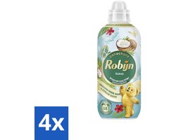 Robijn – Wasverzachter – Kokos Sensation – 765 ml - Voordeelverpakking - 4 stuks