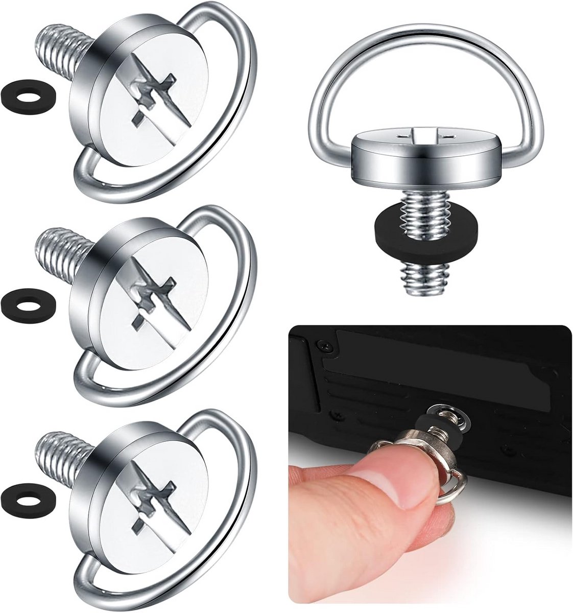 M4 camerastatief bevestigingsschroeven set van 4 - Geschikt voor camera accessoires