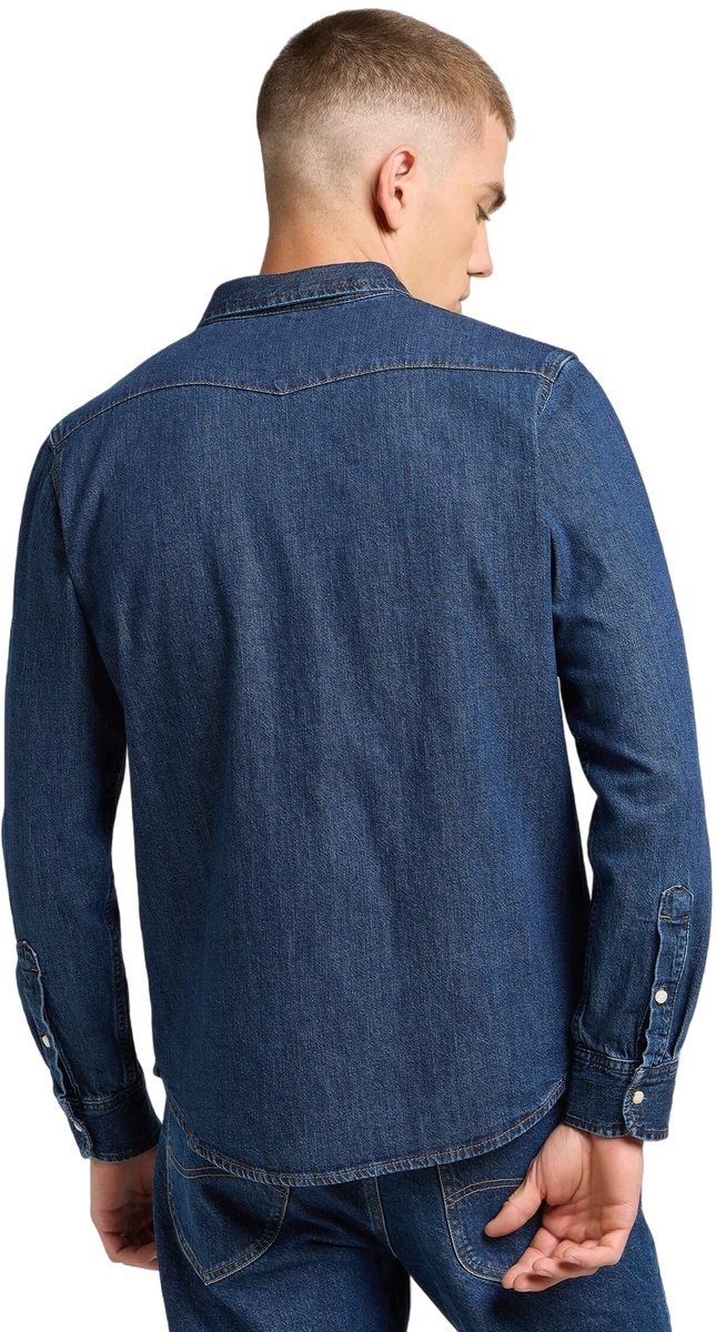 Lee Western Regular Fit Overhemd Met Lange Mouwen 2XL Man Mid Stone