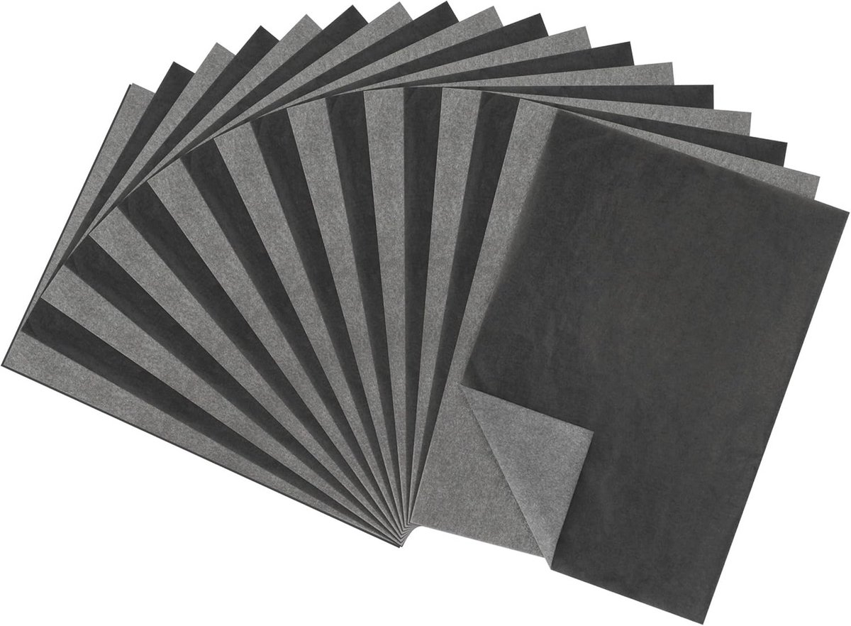 Grafiet Transferpapier A4 - 50 Vellen voor Perfecte Kunst Overdrachten