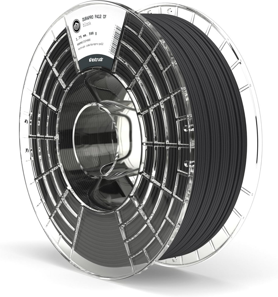 ABS 3D-printergloeidraad 1,75 mm - Zwart - 750 g - Ideaal voor industriële toepassingen