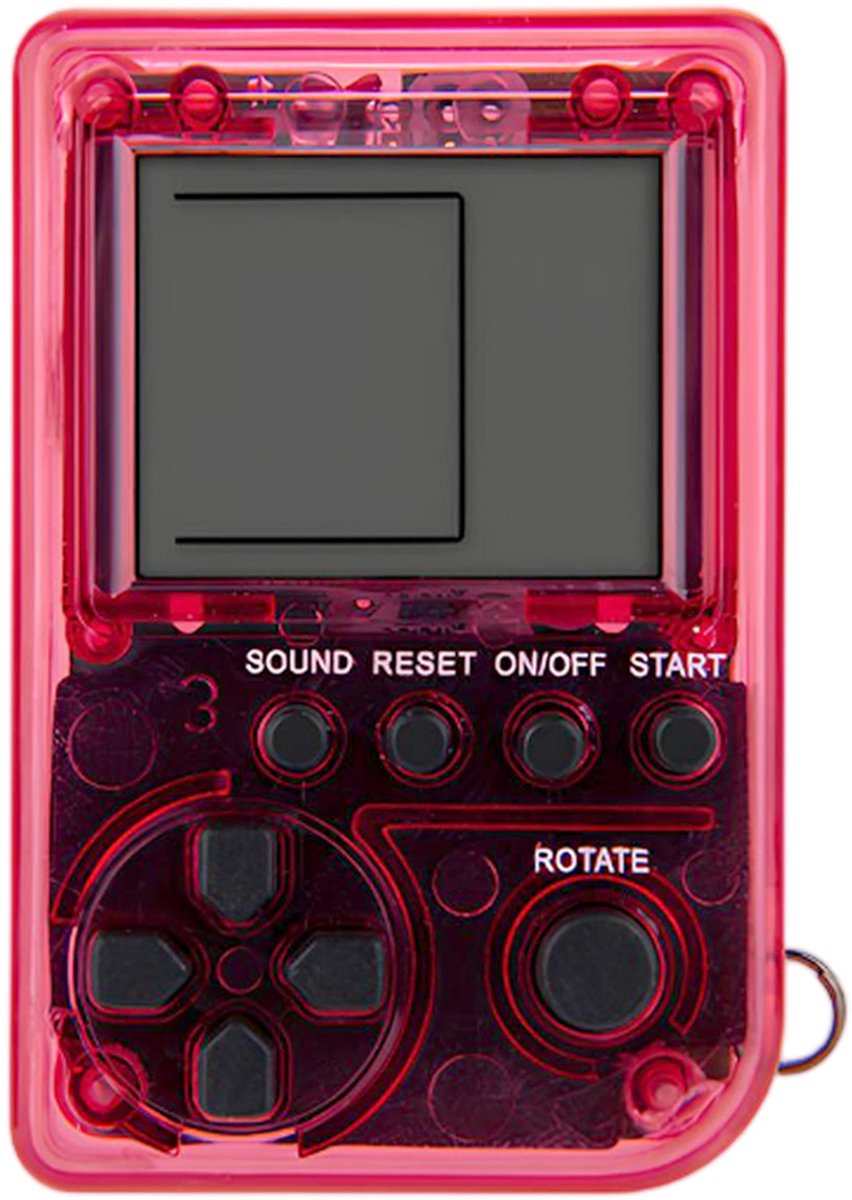 TechKidz, Mini videospel 26in1 met ketting, Rood