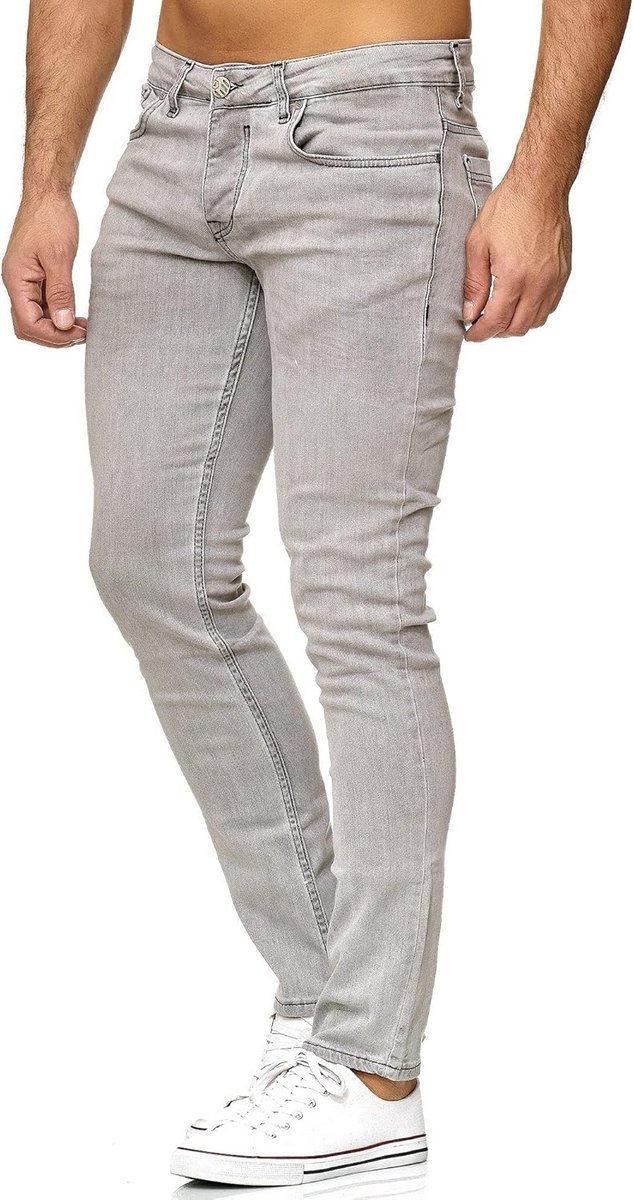 Slim Fit Jeansbroek voor Heren met Stretch