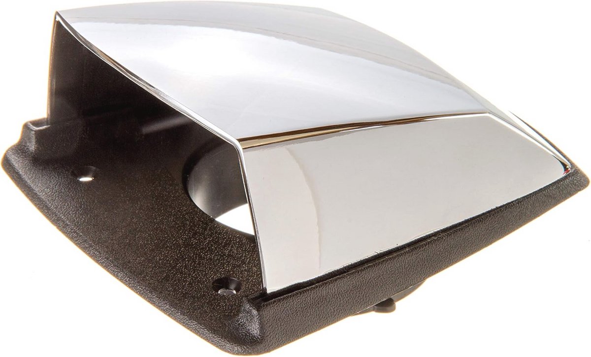 Luchtinlaat 152 mm x 135 mm x 57 mm met Chroomafwerking