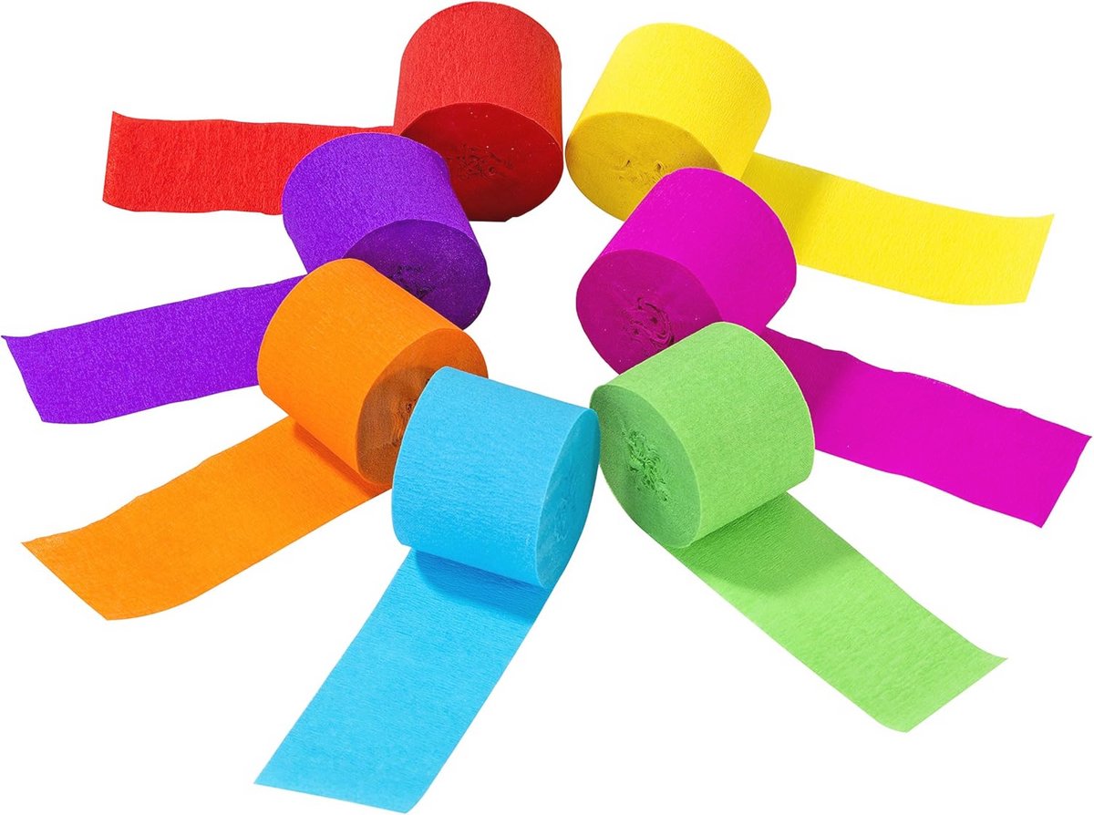 Regenboog Streamers voor Feesten - 70 Meter - Perfect voor Verjaardagen en Trots Evenementen