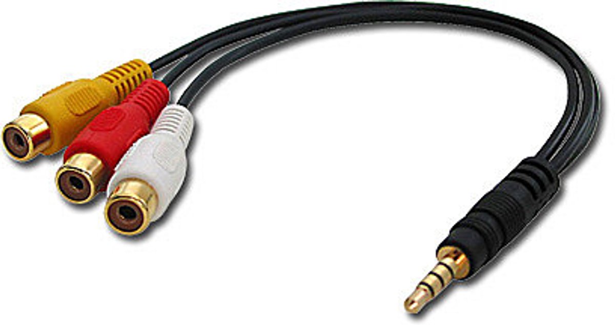 Lindy AV Adapter - 0,25 m 3.5mm