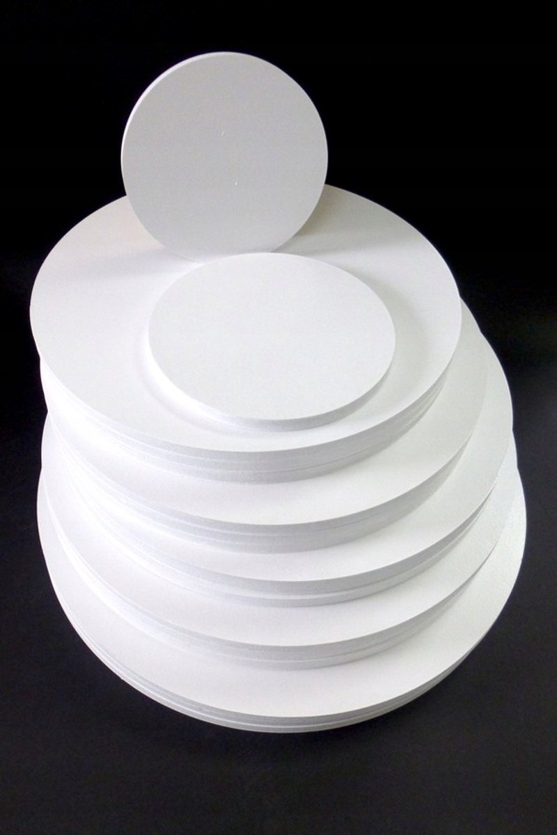 Witte Ronde Taartbodem 45 cm - Dik & Stevig voor Engelse Stijl