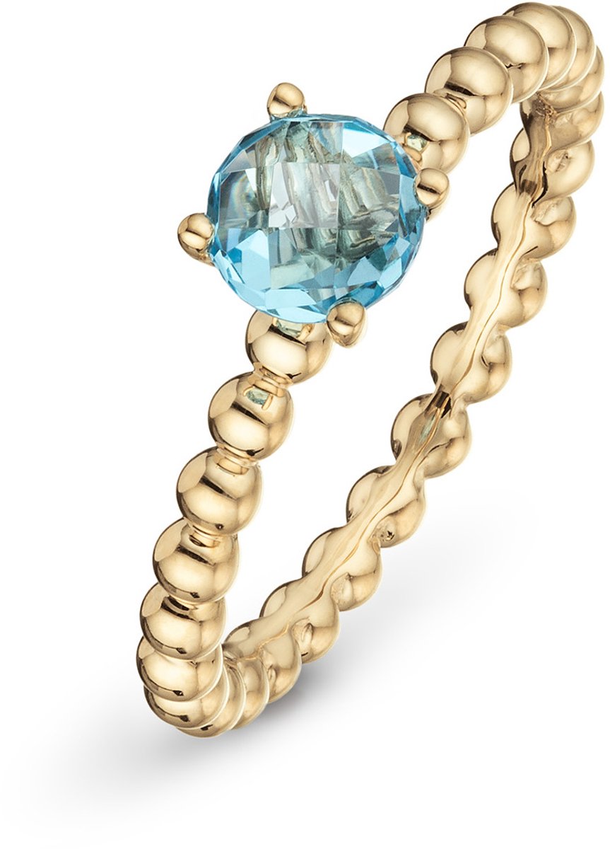 Glow 214.230558 Elements Of Love Dames Ring - Minimalistische ring - Sieraad - 14 Karaat Goud