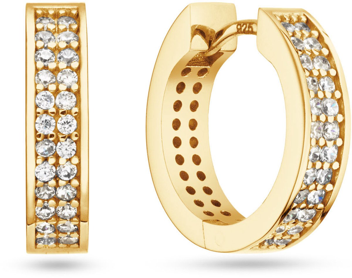 Klapoorringen 3 Rij CZ L 925GP