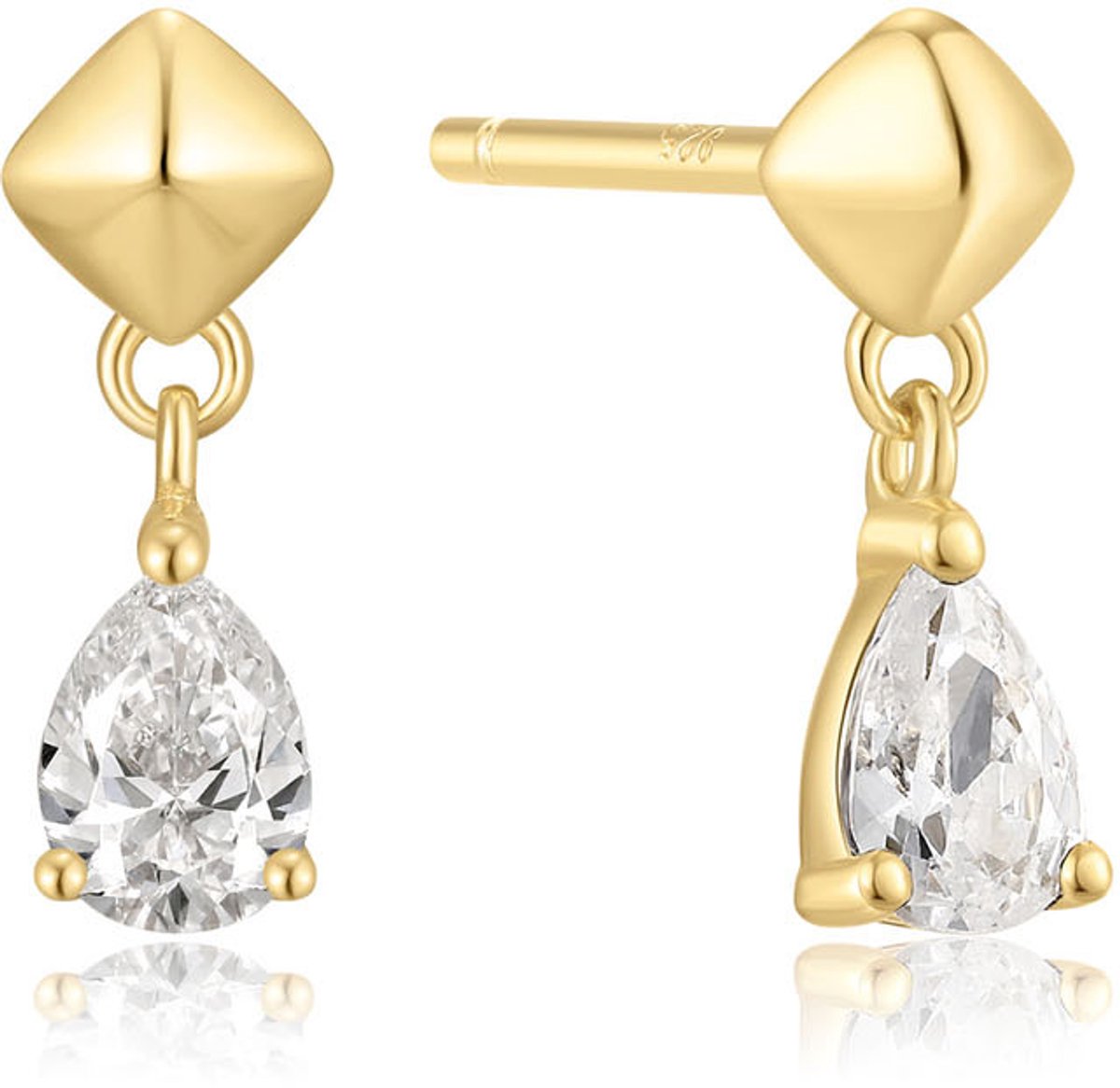 Ania Haie AH E067-04G Trailblazer Dames Oorbellen - Oorknopjes