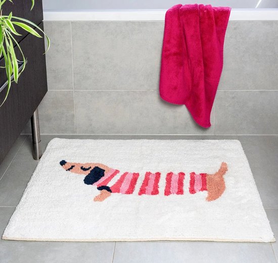 Rex London - Badmat Teckel - coton - 50 x 80 cm