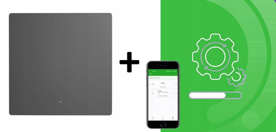Nous Intelligente DIN-schakelaar 16A met Tasmota (ESP32), energiebewaking, compatibel met MQTT, Home Assistant, Matter, spraakbesturing met Alexa, Google Assistant