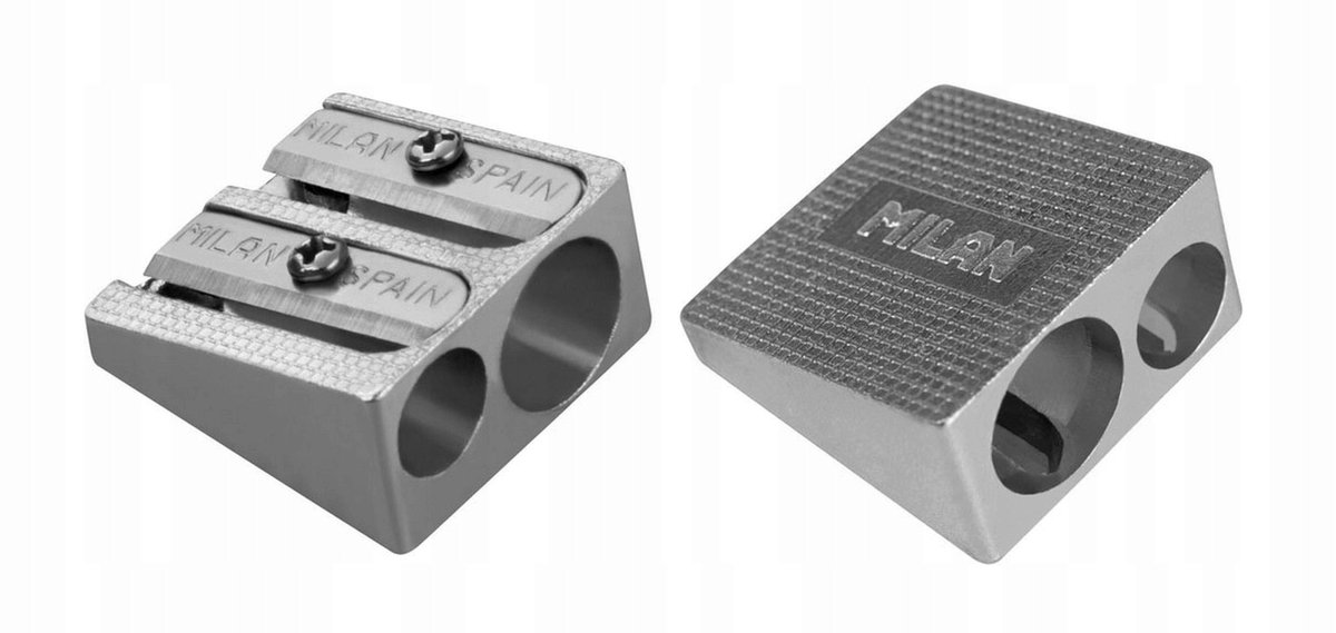 Milan Aluminium Dubbele Puntenslijper - 8mm & 11mm