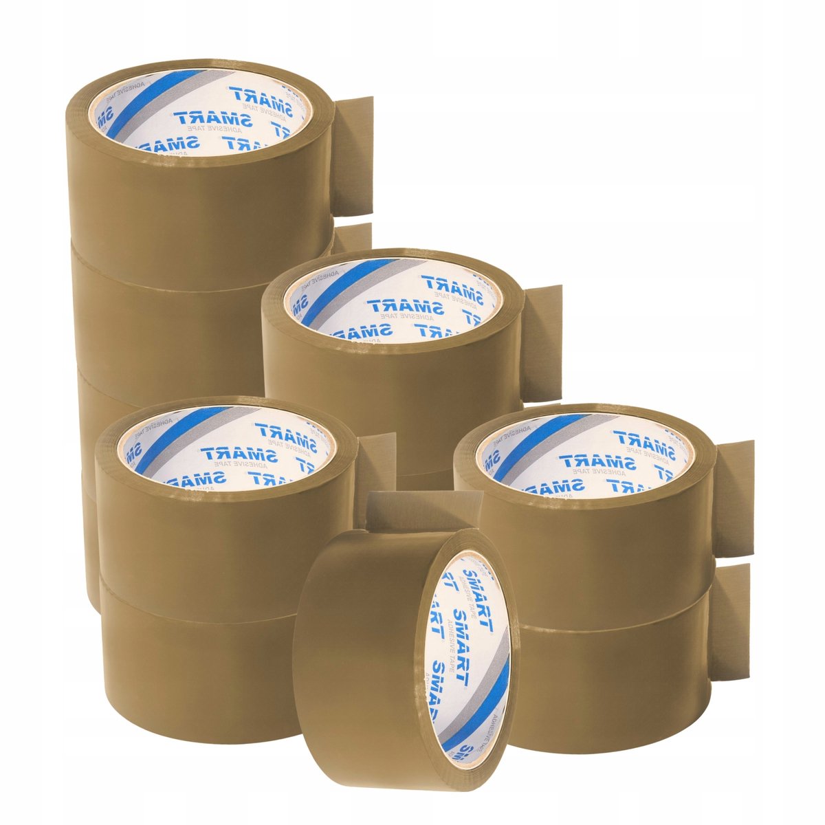 Bruine Pakkingstape 48mm x 60m - Sterke Acryllijm - 12 Rollen