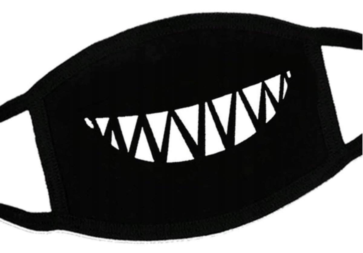 Modieuze Anime Cosplay Gezichtmasker - Ademend en Herbruikbaar