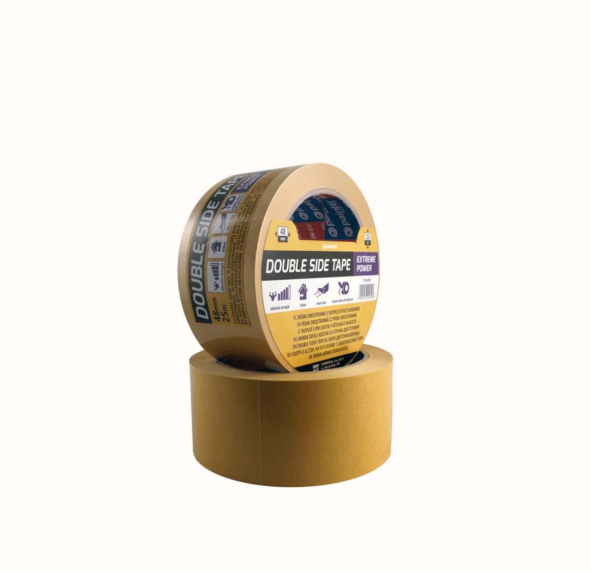 Painter Dubbelzijdige Tape Sterk 38mm x 10m - Ideaal voor Vloerbedekking