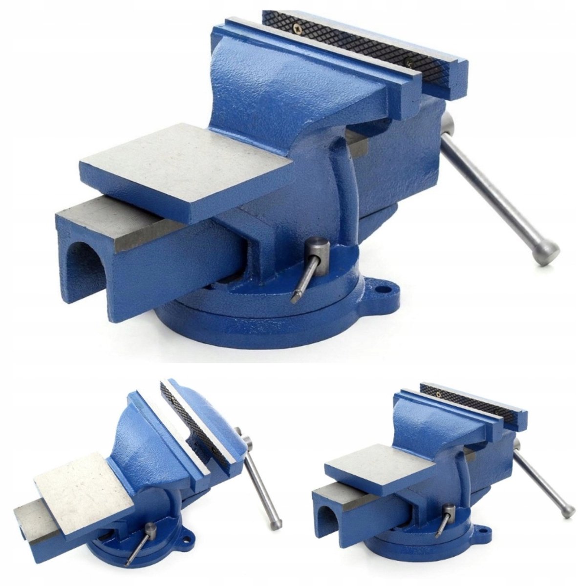 Draaibare werkbank ijzer met aambeeld 75 mm
