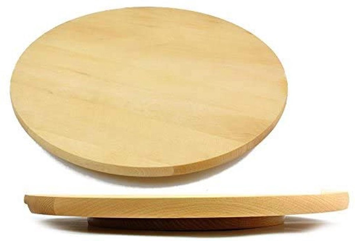 Ronde Draaiplank - Houten Draaibare Serveringsplank 40 cm