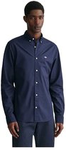 Gant Slim Overhemd Met Lange Mouwen Blauw XL Man