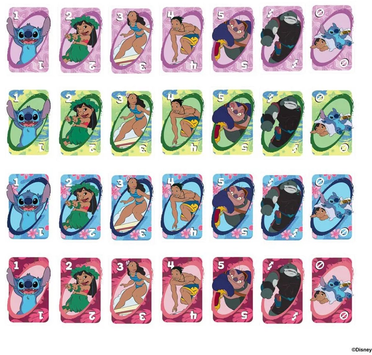 Mattel Games UNO Lilo & Stitch Kaartspel — afbeelding 6