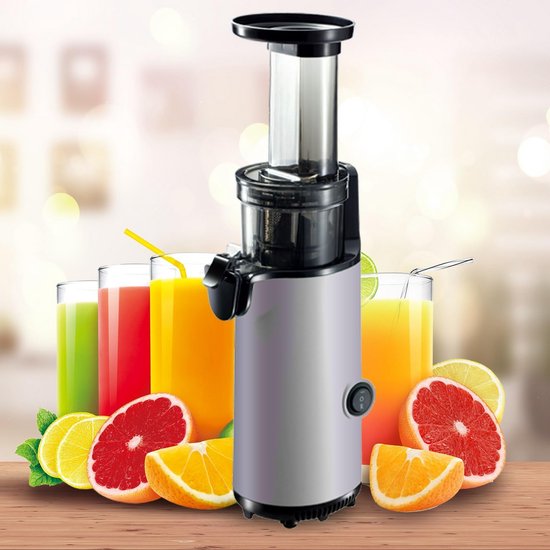 Stille sapcentrifuge voor langzaam koud persen met mixfunctie voor groenten en fruit — afbeelding 4