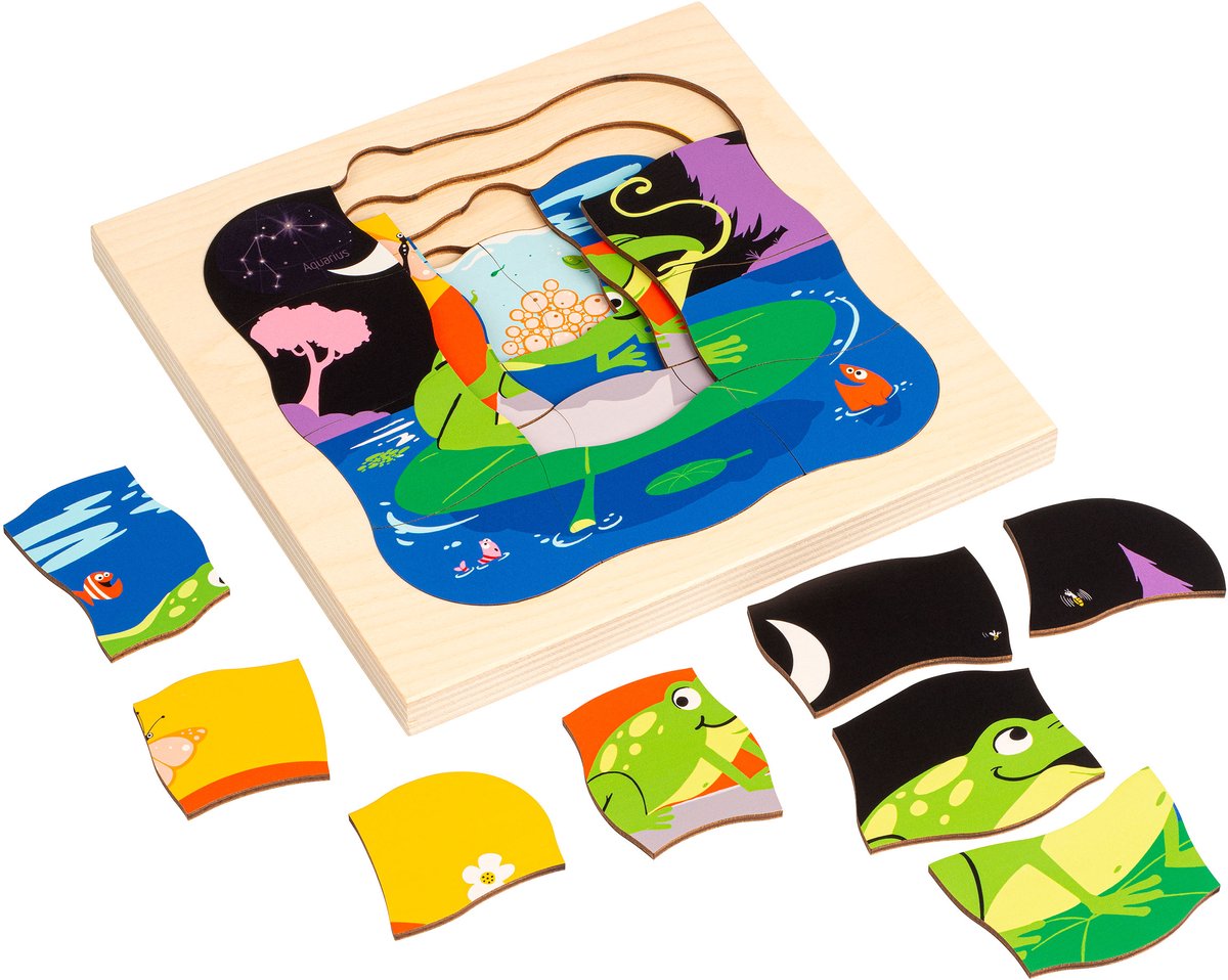 Groeipuzzel - kikker - Educo