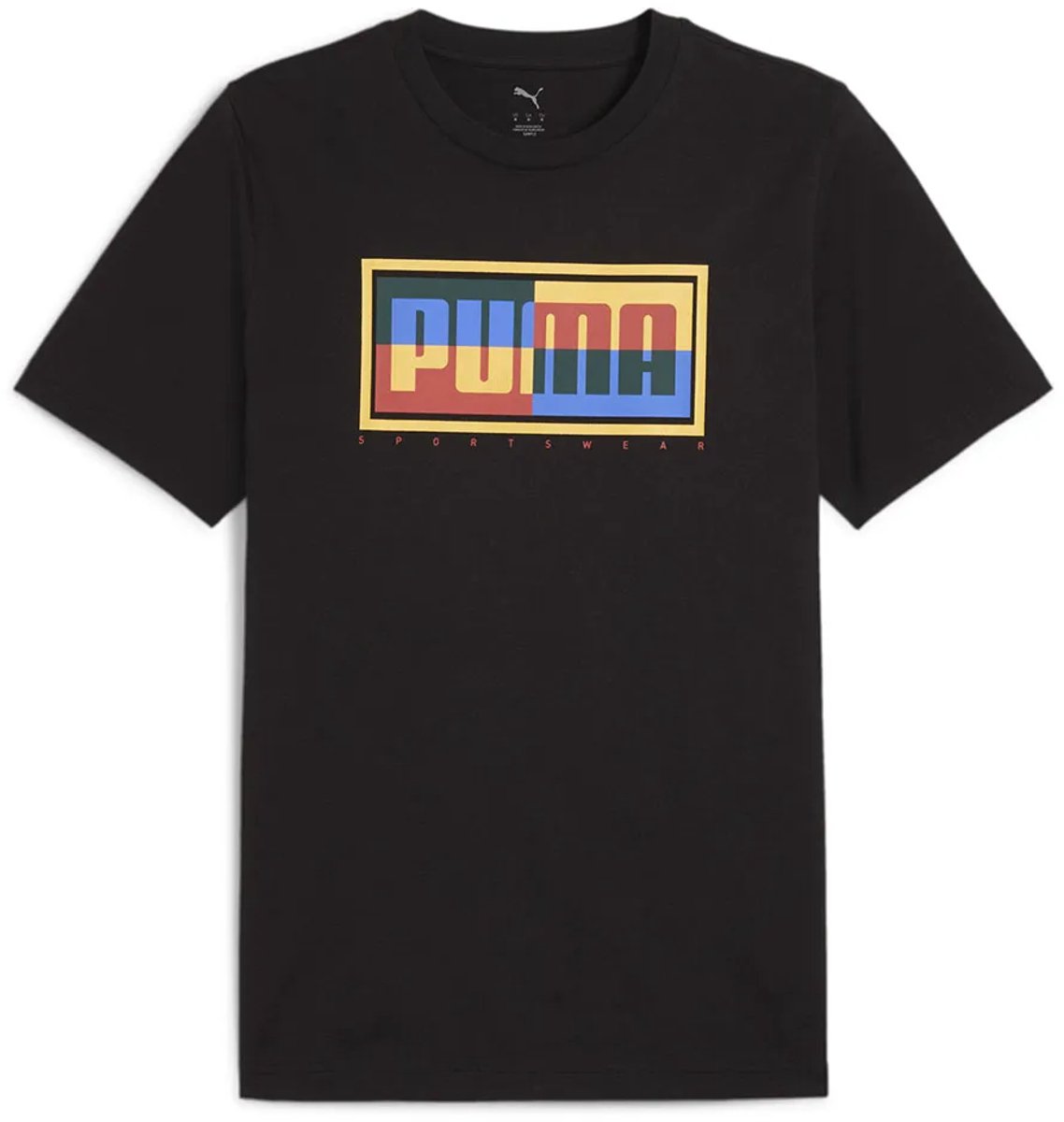 Puma Graphics Box T-shirt Met Korte Mouwen S Zwart