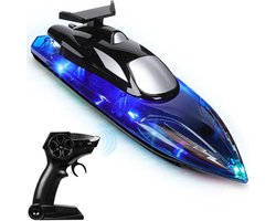 RWB® Bestuurbare Boot - RC Boot - Boot op Bestuurbare Afstand - 2 Batterijen - Blauw
