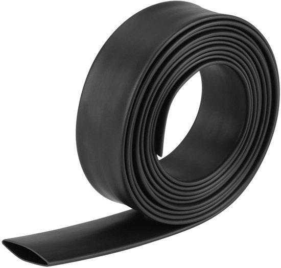 Hongshang krimpkous - 19,0mm/3,2 mm met lijm - Zwart - 60cm - HRA-6X