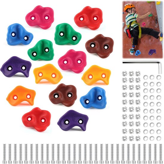 Plastic speeltoestel Kiddimanjaro Klimrots | 4 klimwanden en 2 netten