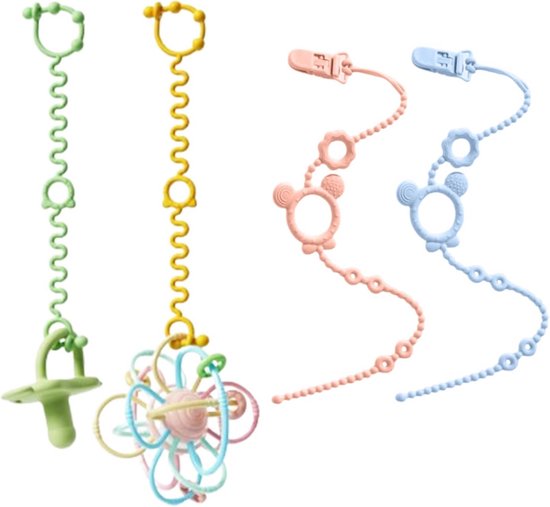 QUARKZMAN 4 stuks magnetische kledingclips, ronde kledingklemmen met ketting, kledingclips, multifunctionele hijab-magneten voor dunne kleding, sjaals, broekspijpen, broche, 115 mm x 13 mm x 11 mm