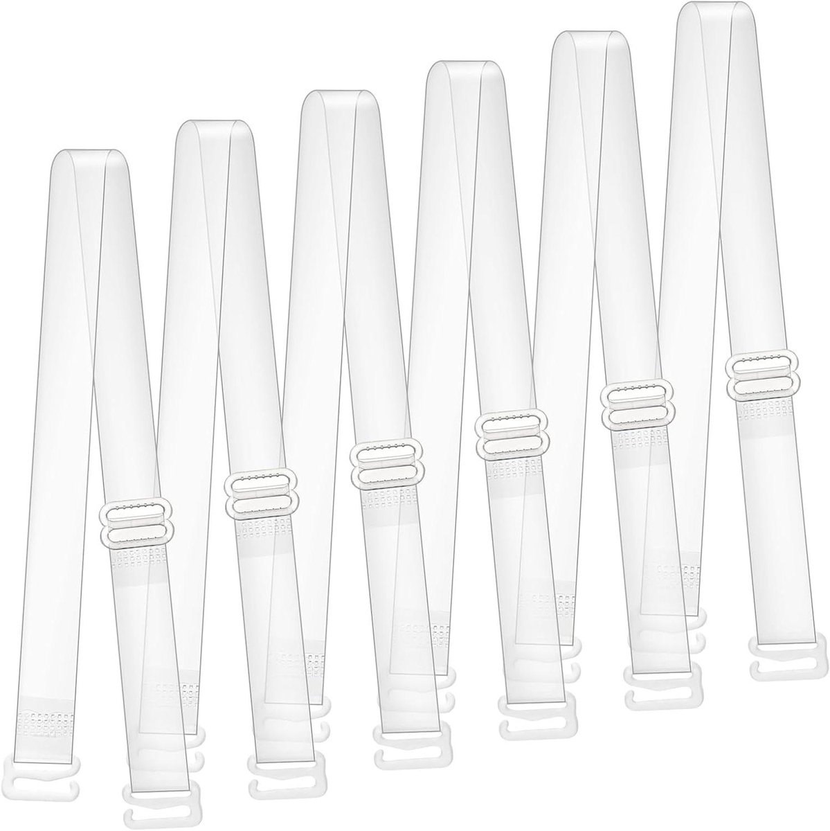 Ronte - Beha-bandhouders 6 stuks Verlenghaak Plus Size Clips Siliconen Antislip SchouderBeåsettlement Debugging Functioneel Verbergen