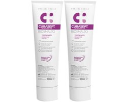 Curasept Tandpasta Biosmalto Gevoelige Tanden - 2 x 75 ml