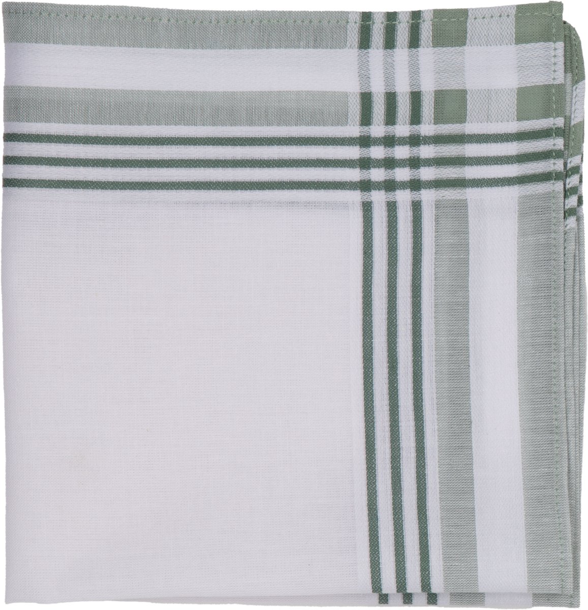 Tiseco Elegantie Zakdoeken Alta 2 - 30x30cm - 6 Stuks - 100% Katoen - Stijlvolle Absorptie (Groen)