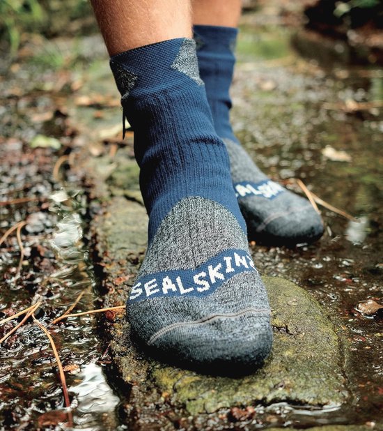Bridgedale Unisex Stormsock Allround Sportsokken Zwart (100% waterdicht