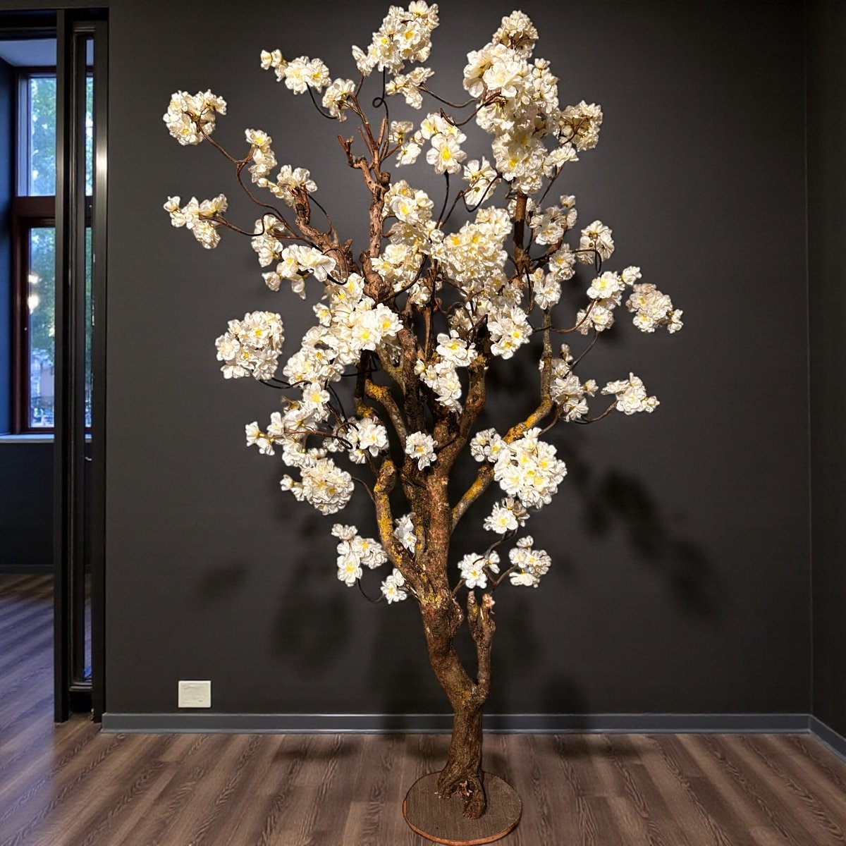 Seta Fiori - Kunst bloesemboom - Kunstboom - wit - 120cm - Voor binnen - Rituals boom - Sakura