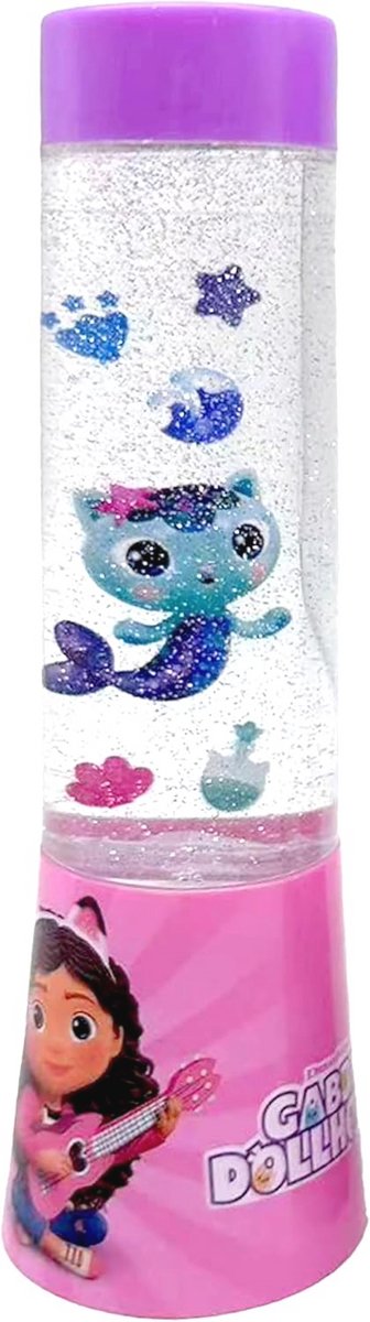 LED Glitterlamp voor Kinderen - Schudlamp met Kleurverandering - 4.5x4.5x15cm — afbeelding 4
