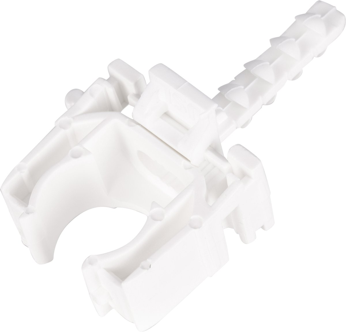 Buisclip - euro - 16 mm - tbv 5/8 - buis - wit