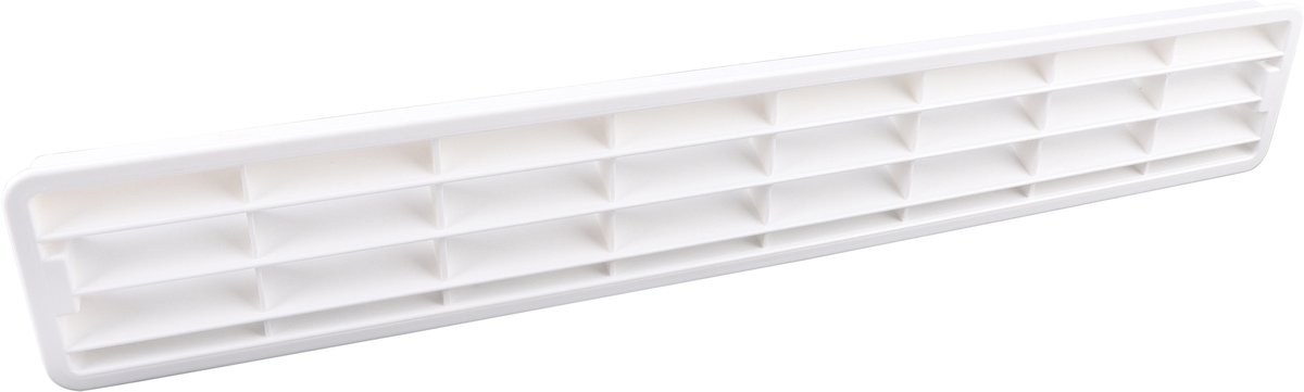 Starx plintrooster - 458 x 75 mm - kunststof - wit