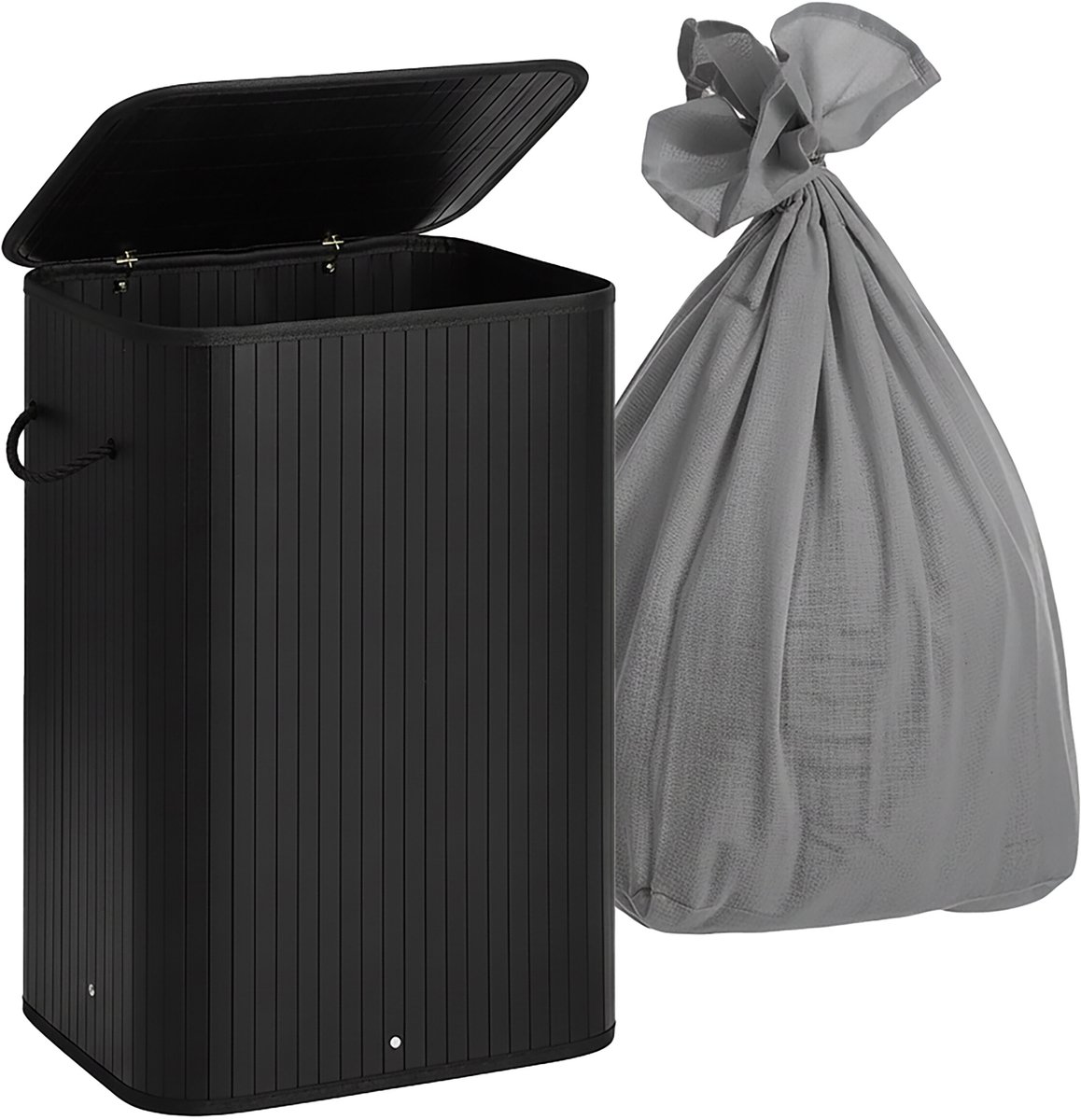 Wasmand - 52x63x32 cm - zwart