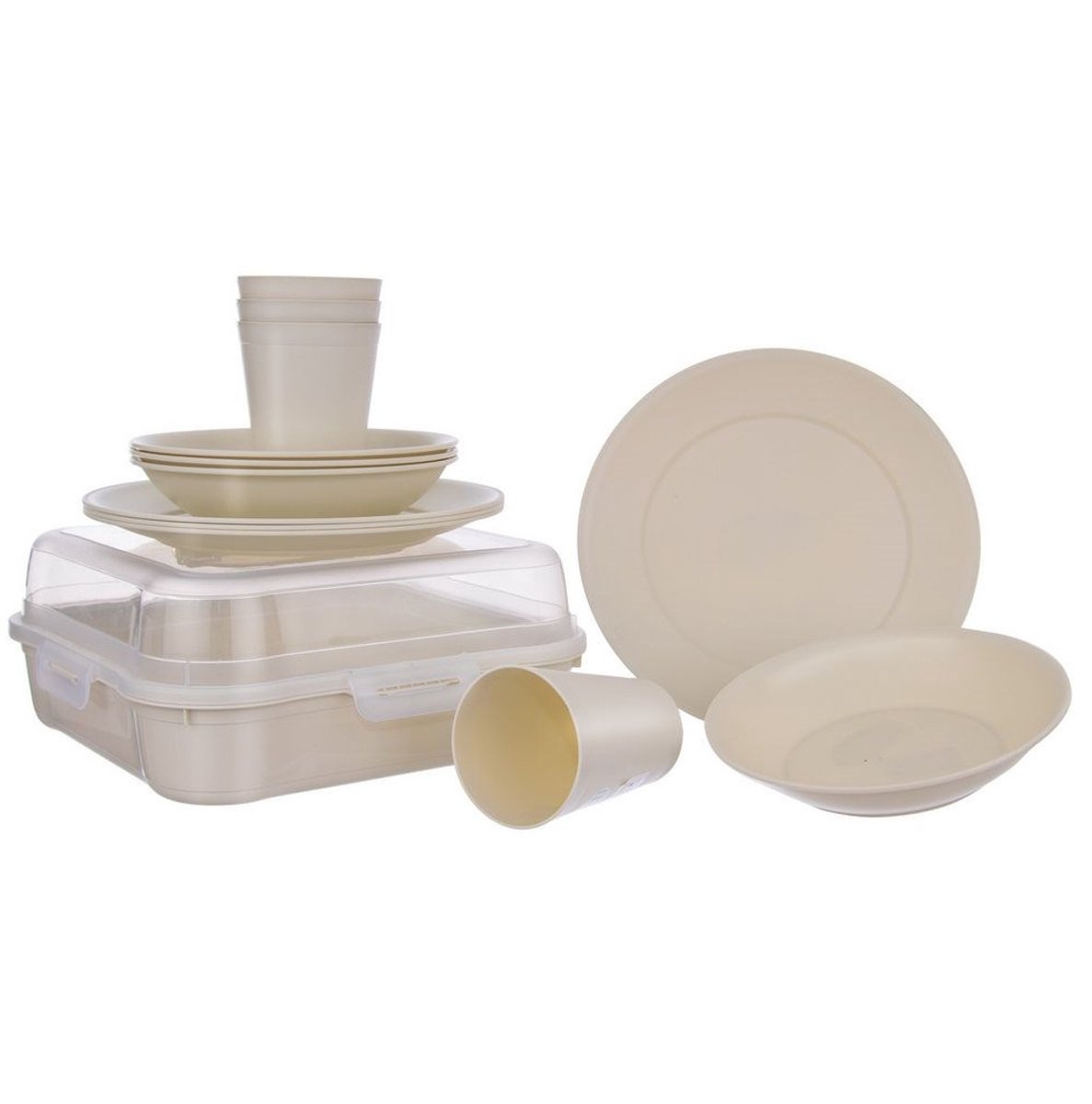 Orion - Picknickset - Plastic - 13-delig - Herbruikbaar