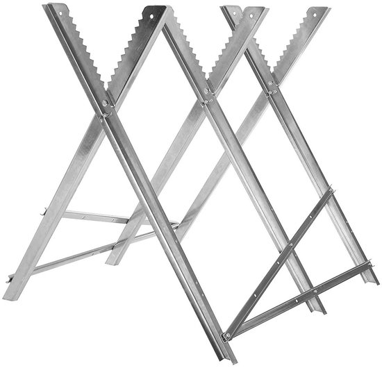 Becke - Metalen Zaagbok - 120 kg - Regelbaar - Opvouwbaar van Merkloos	 — afbeelding 2