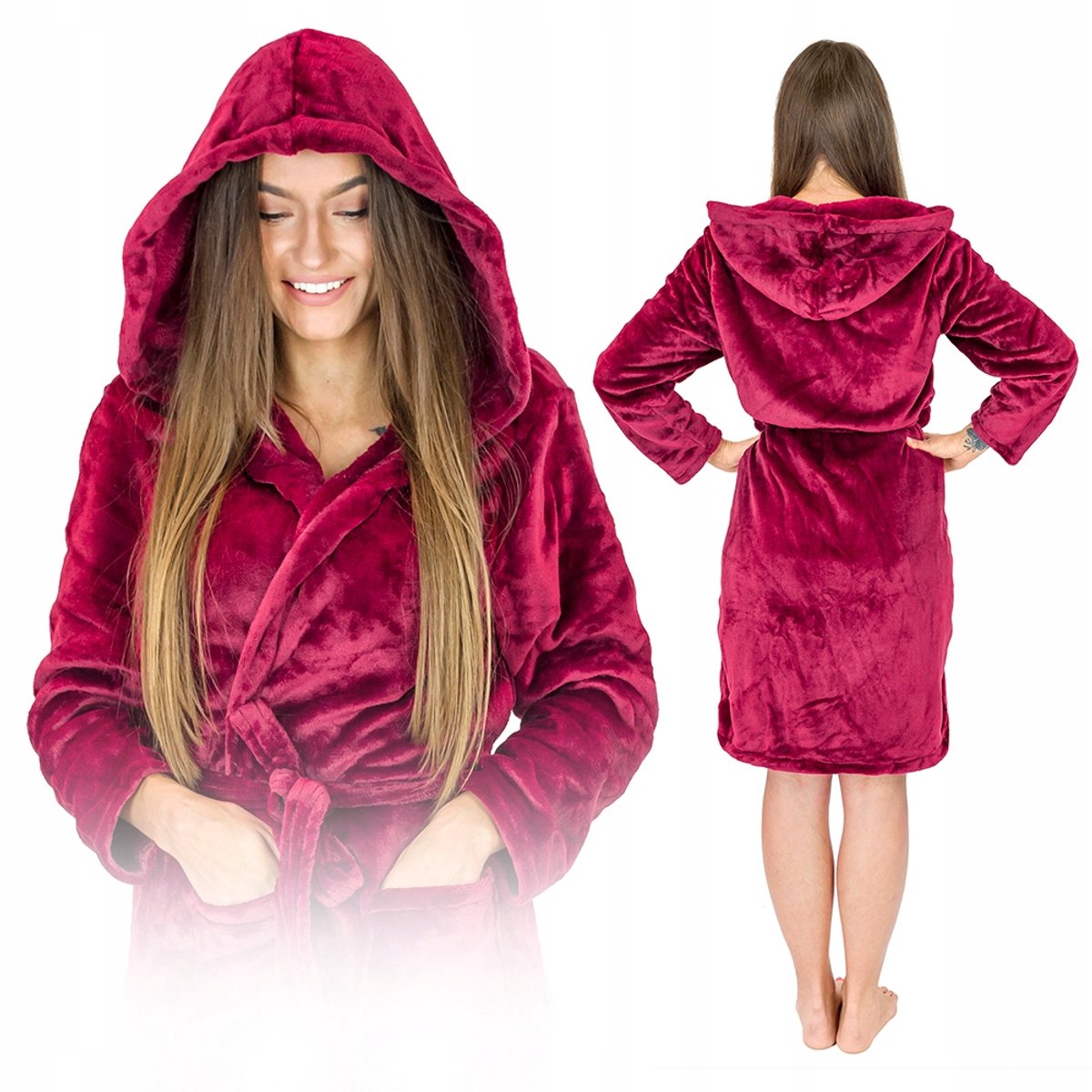 Onesies Serie - Badjas - Microvezel - Categorie S - Grote Capuchon