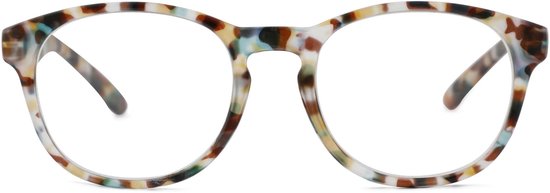 Vertebril Croon Neville / Puissance -2.50 / Couleur multicolor / Verre MIN de haute qualité / Pour la vision de loin / PAS DE VERRE DE LECTURE / Lunettes unisexe pour la distance / Myopie / Ajustement confortable / Incl. étui et chiffon